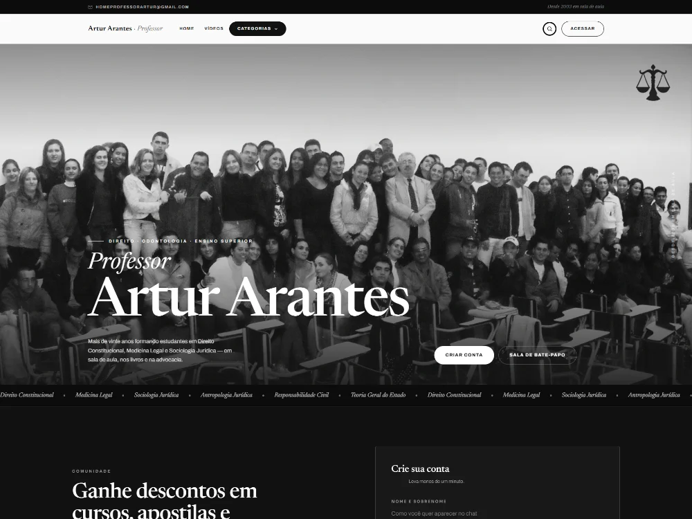 Professor Artur Arantes